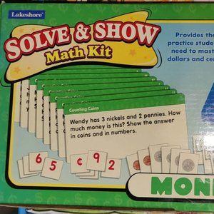 "Solve & Show Math Kit: Money" - (Lakeshore).